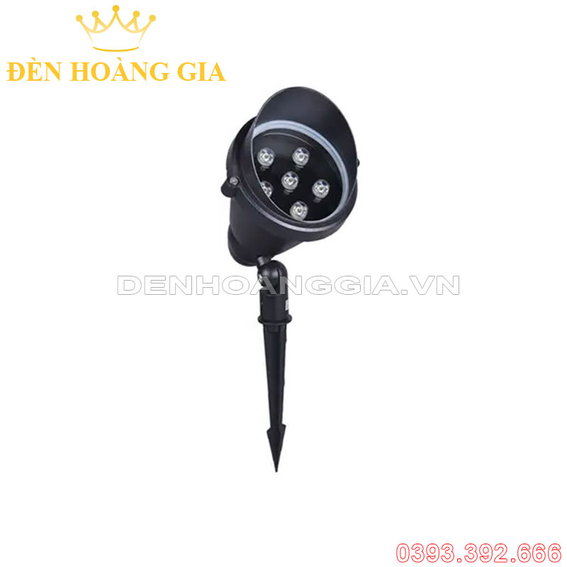 Đèn led cắm cỏ SMD 6w mũ to