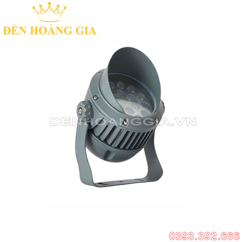 Đèn led chiếu điểm chiếu cây hắt tường VIPPRO 36w có mũ