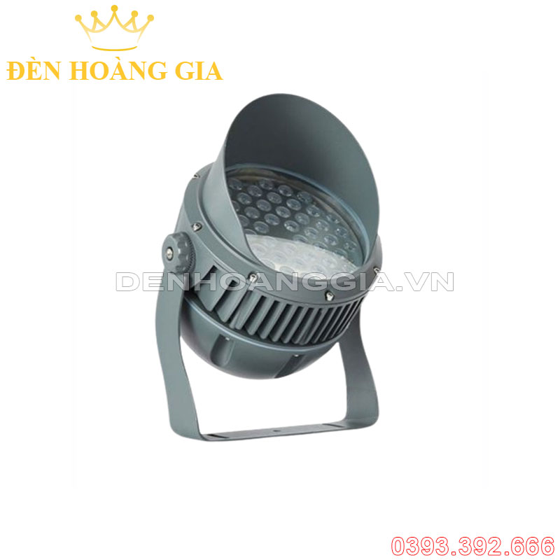 Đèn led chiếu điểm chiếu cây hắt tường VIPPRO 72w có mũ