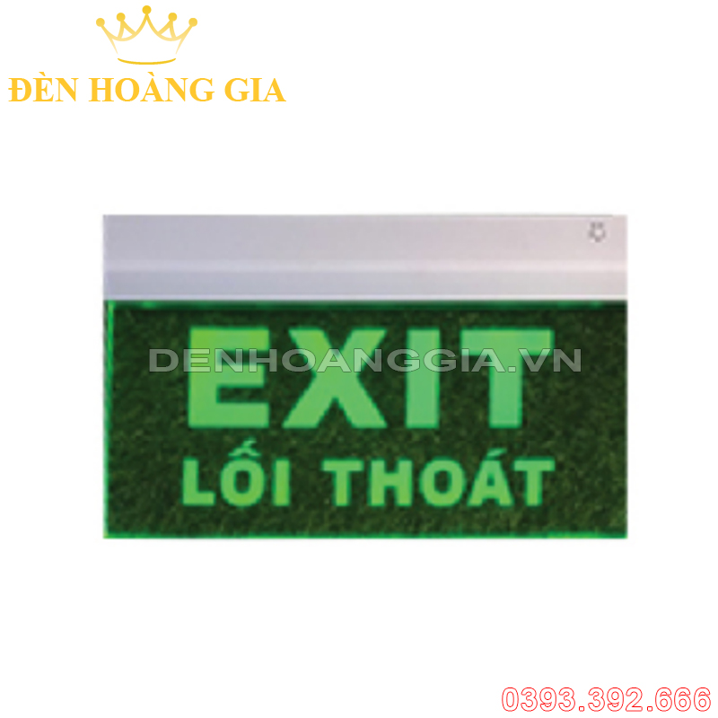Đèn led exit thoát hiểm - chỉ dẫn 1 mặt V2 3w
