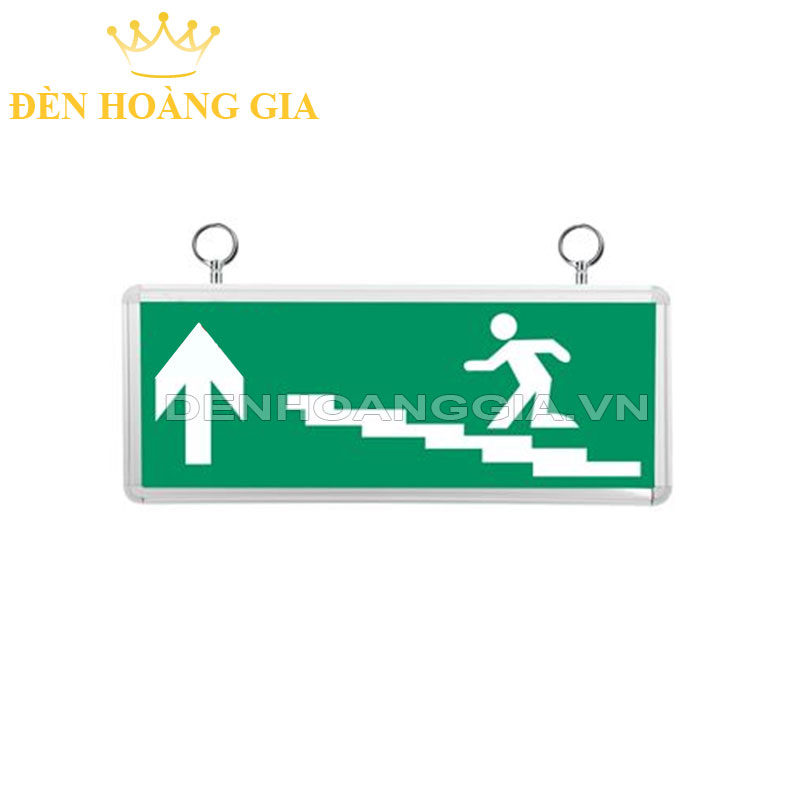 Đèn led exit thoát hiểm – chỉ dẫn chỉ hướng lên cầu thang 3w