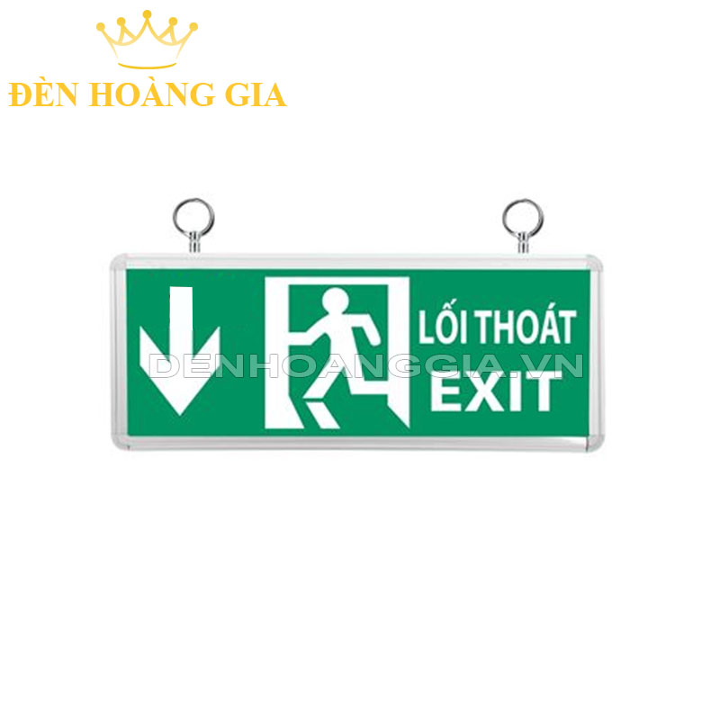Đèn led exit thoát hiểm – chỉ dẫn chỉ hướng xuống 3w