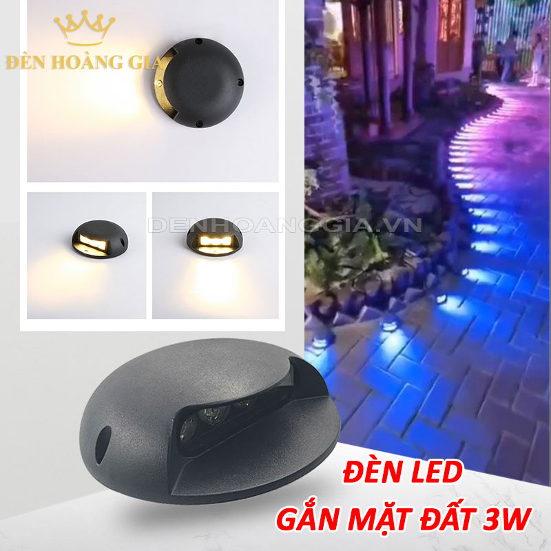 Lắp đèn chiếu sáng cho lối đi uốn lượn