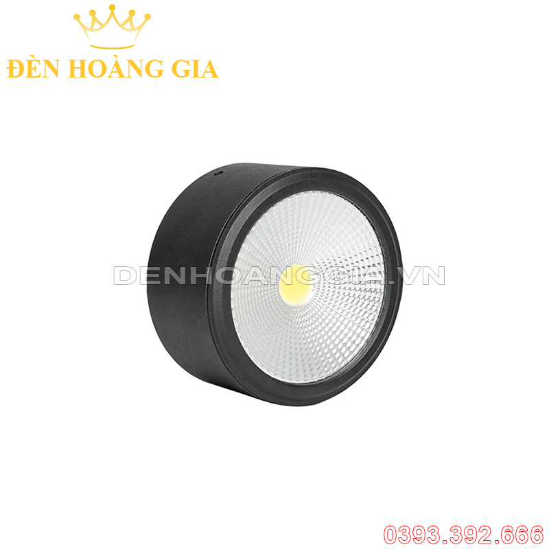 Đèn led ống bơ lùn vỏ đen 7w
