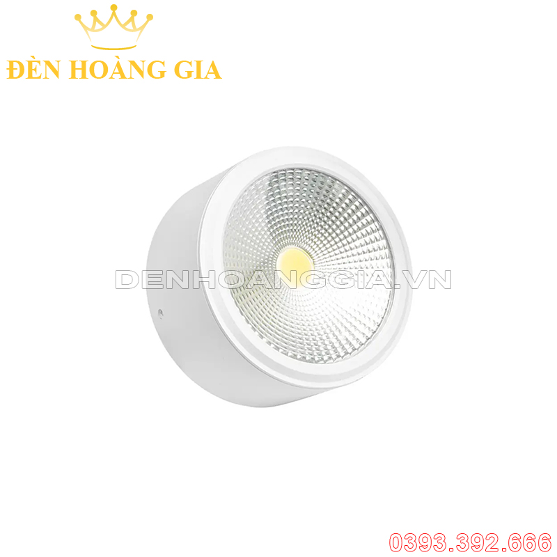 Đèn led ống bơ lùn vỏ trắng 7w
