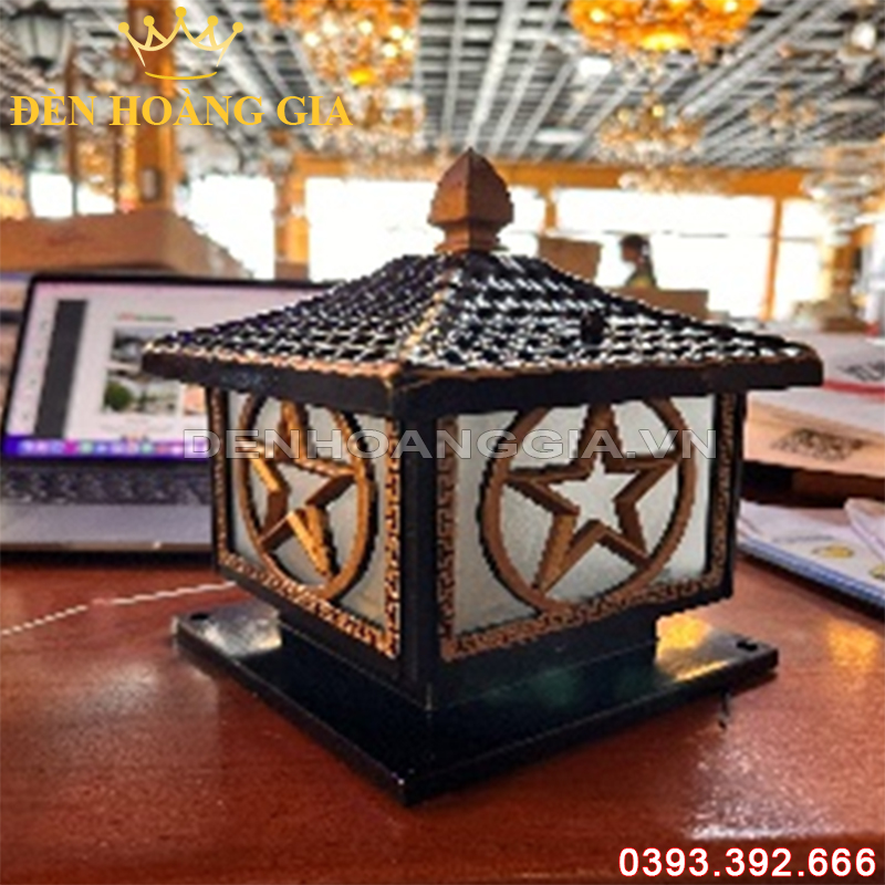 Đèn trụ cổng cổ điển ROLUX-TCCD21 (Nhôm)