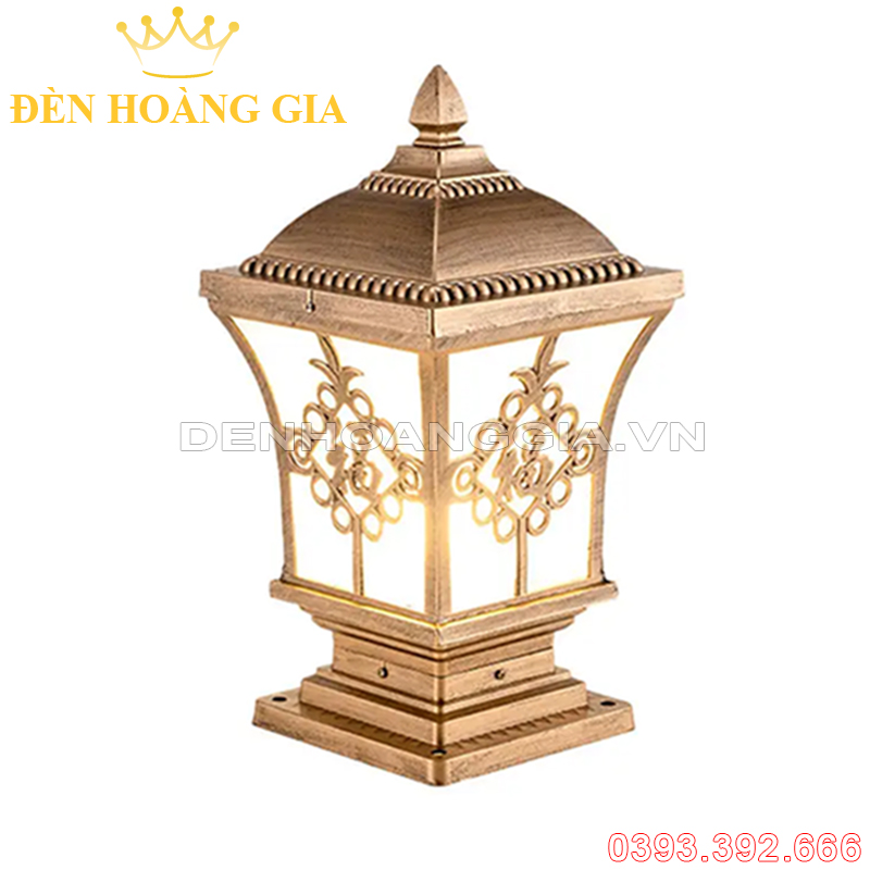 Đèn trụ cổng cổ điển ROLUX-TCCD22 (Nhôm)