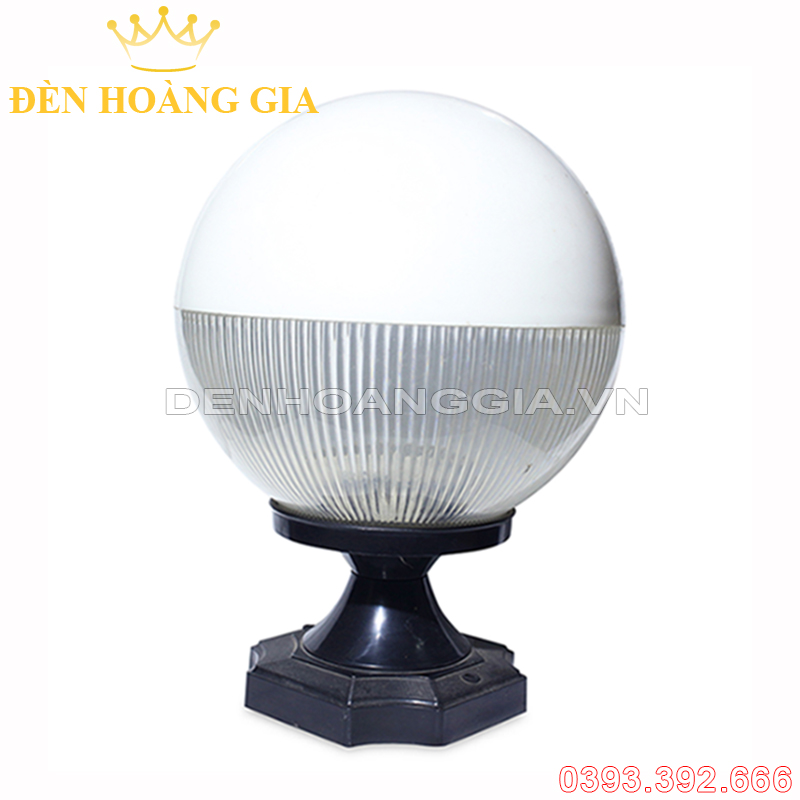Đèn led trụ cổng tường rào tròn Nhựa Rolux-TCGR10