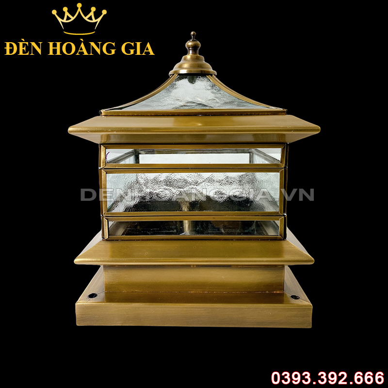 Đèn trụ cổng bằng đồng ROLUX-TCD22