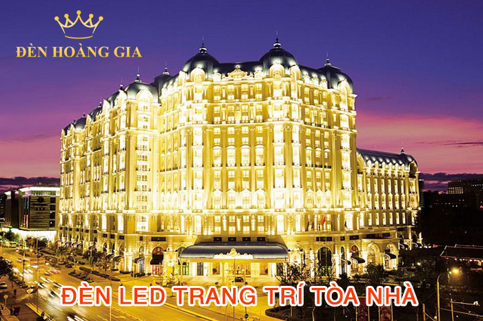 Đèn led trang trí tòa nhà