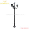 Đèn led trụ sân vườn cao 4 bóng DHG-CSVCD4B10