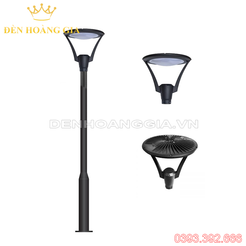 Đèn led trụ sân vườn cao hiện đại Rolux-TSVC12
