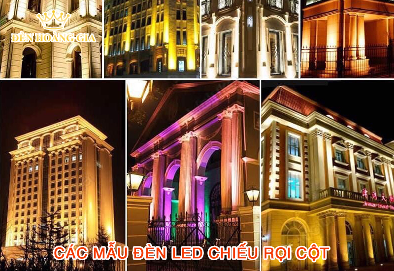 các mẫu đèn led chiếu rọi cột