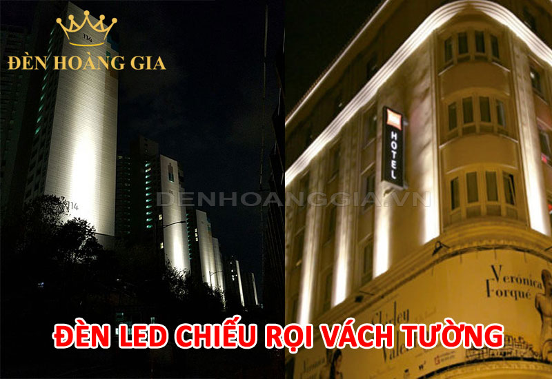 Đèn led chiếu rọi cho vách tường
