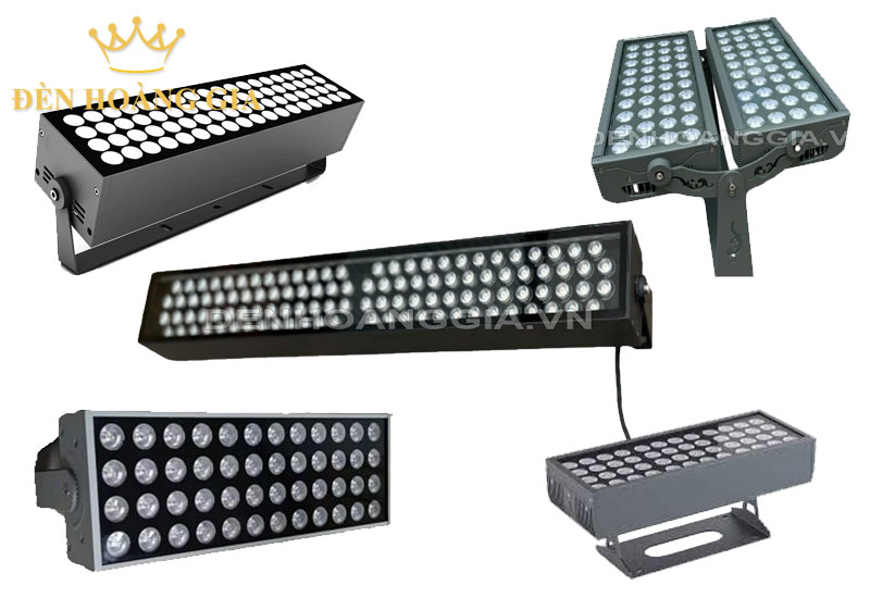 Các loại đèn led rọi cột hình chữ nhật