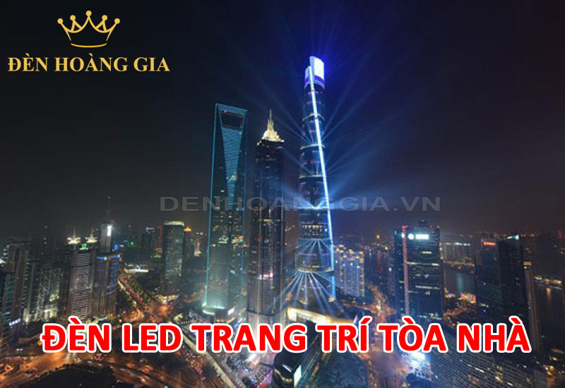 Đèn led trang trí tòa nhà