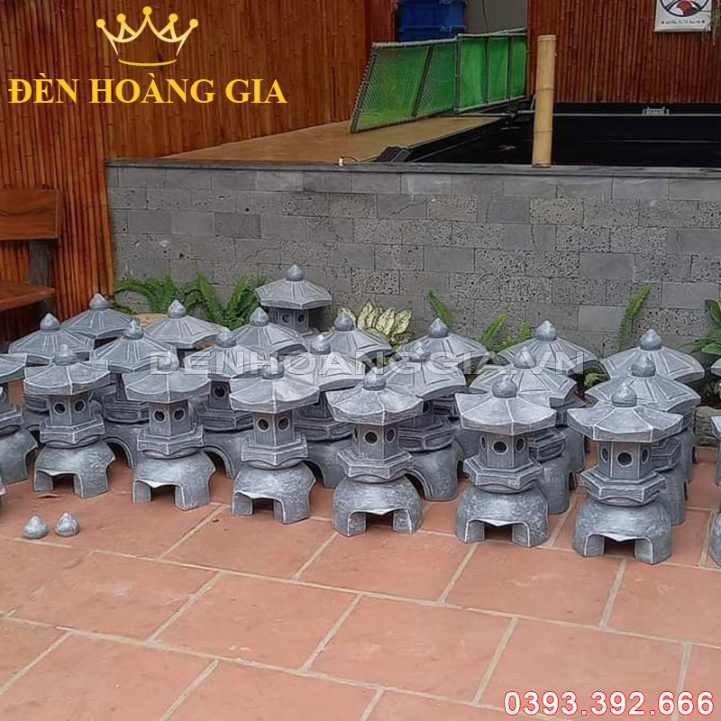 Đèn led trụ sân vườn bằng đá Rolux-TSVD01