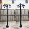 Đèn led trụ sân vườn cao 3 bóng Rolux-TSCVD3B13