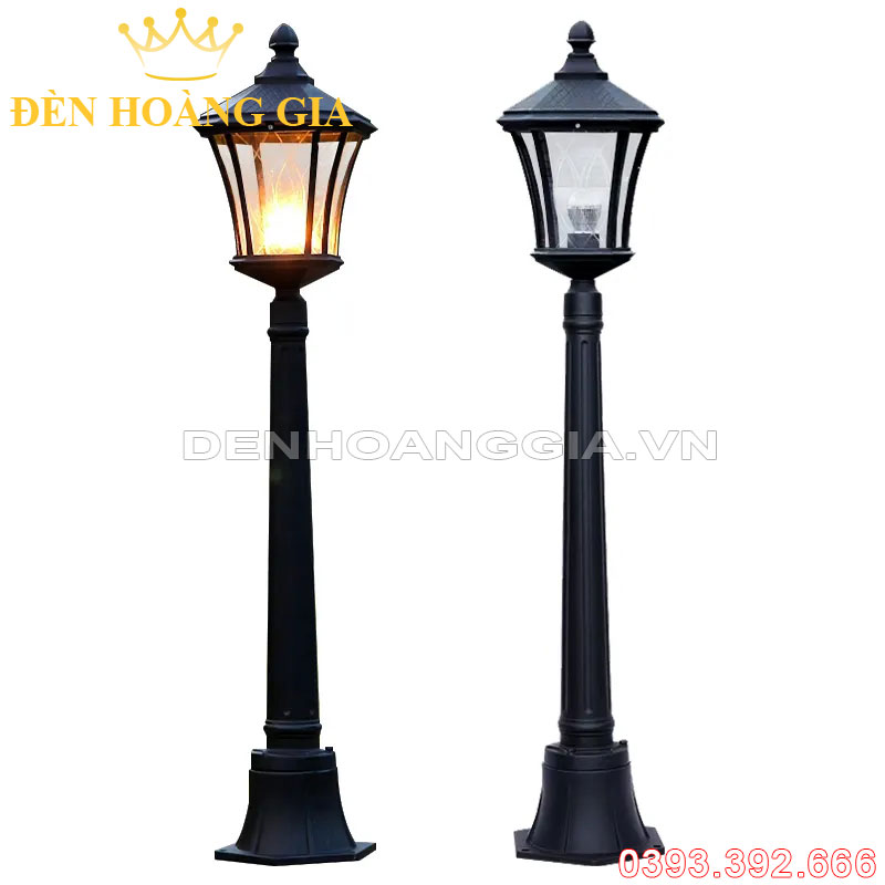 Đèn led trụ sân vườn cổ điển Rolux-TSVTCD01