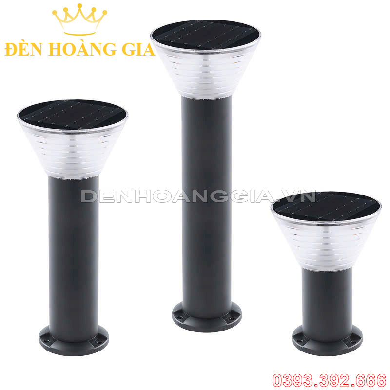 Đèn led trụ sân vườn năng lượng mặt trời Rolux-TSVNL07