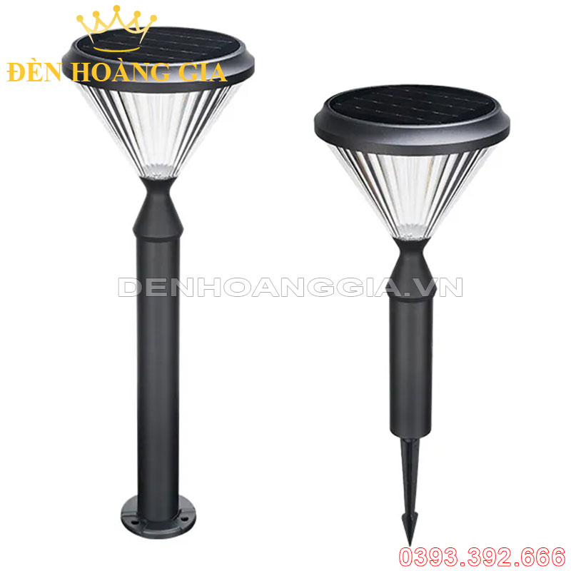 Đèn led trụ sân vườn năng lượng mặt trời Rolux-TSVNL19