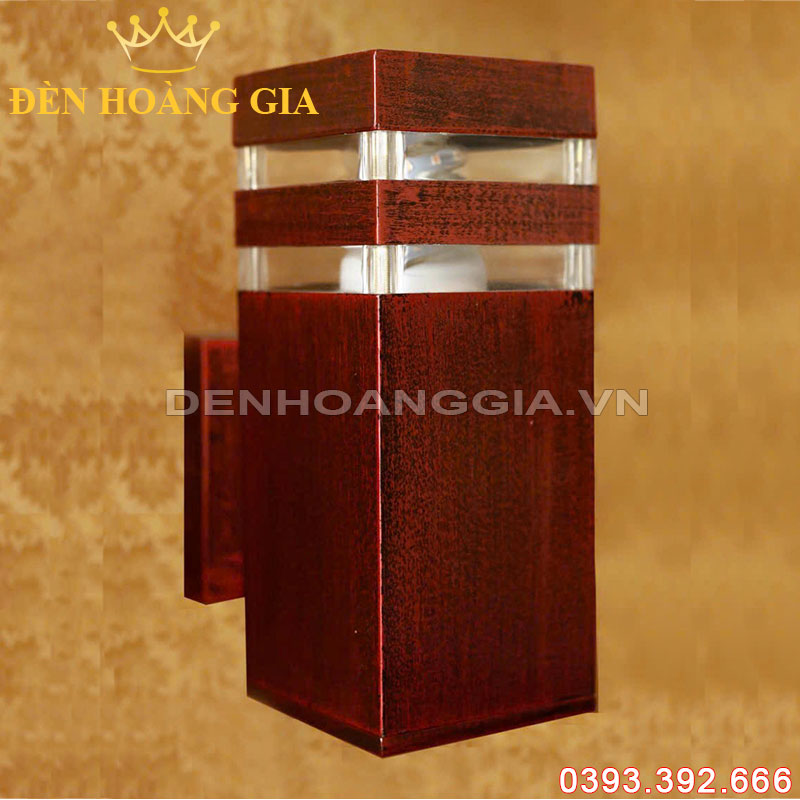 Đèn tường led kính trong 1 đầu Rolux-DTKT1D08