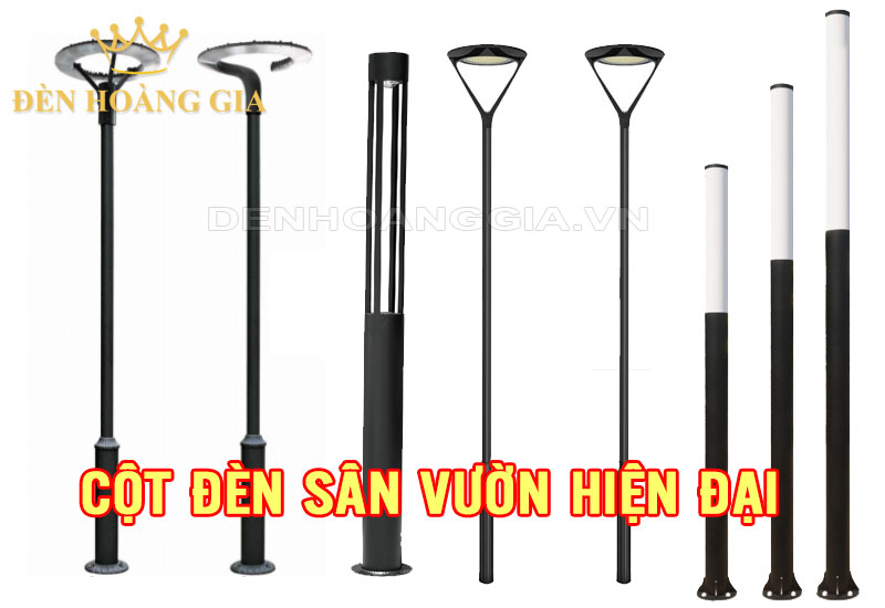 Cột đèn sân vườn hiện đại