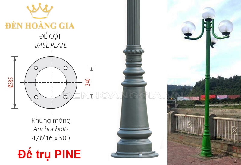Đế trụ Pine