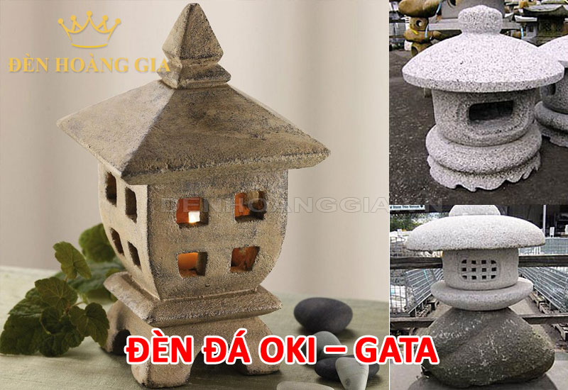 Đèn đá Nhật Bản kiểu Oki – Gata