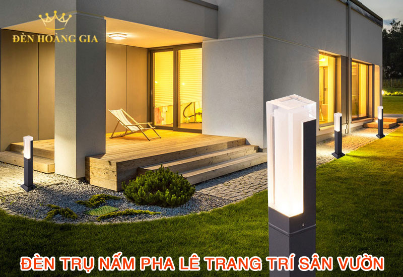 Ưu điểm của đèn nấm pha lê sân vườn