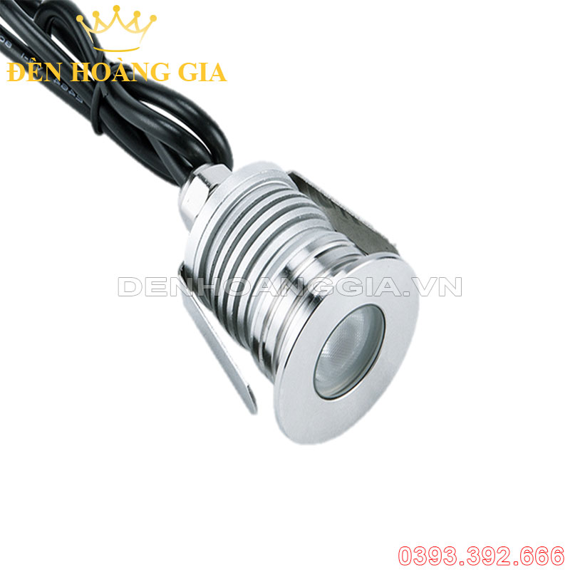Đèn led âm đất Mini 1w D35mm