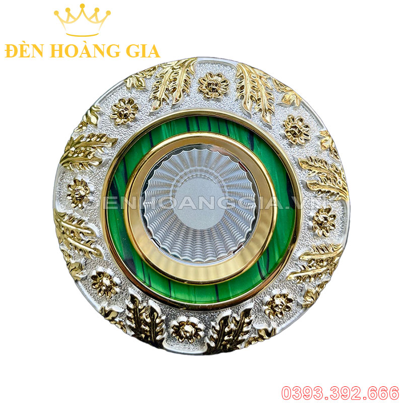 Đèn led âm trần đồng cổ điển 12w Rolux-ATCDD27