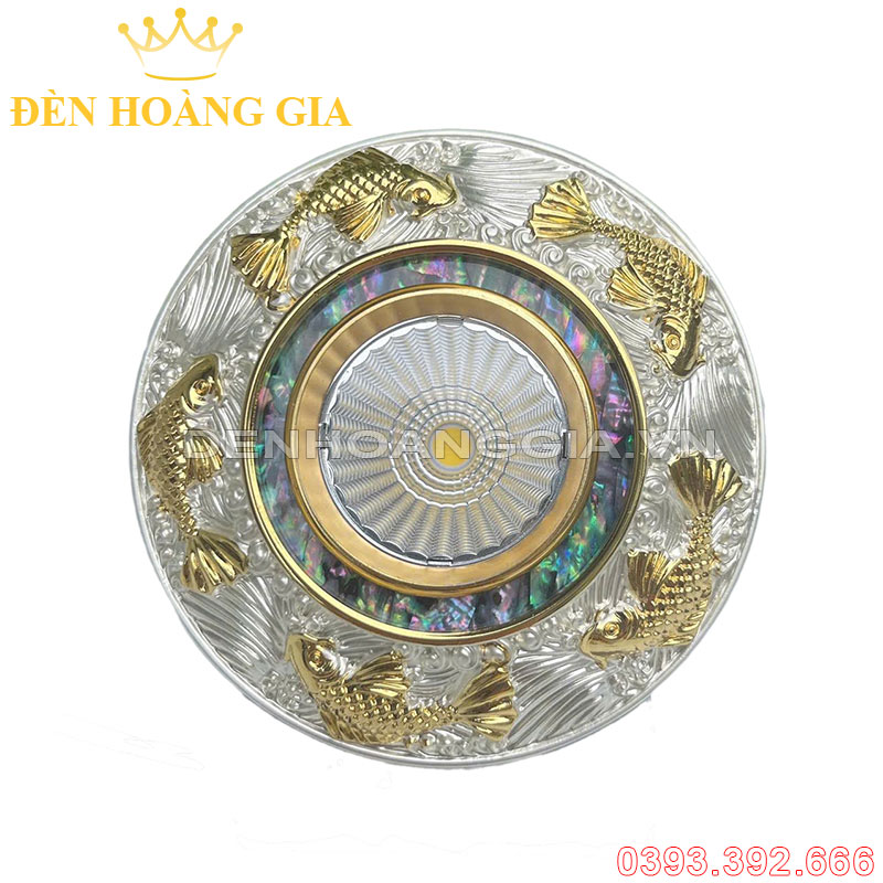 Đèn led âm trần đồng cổ điển 12w Rolux-ATCDD33