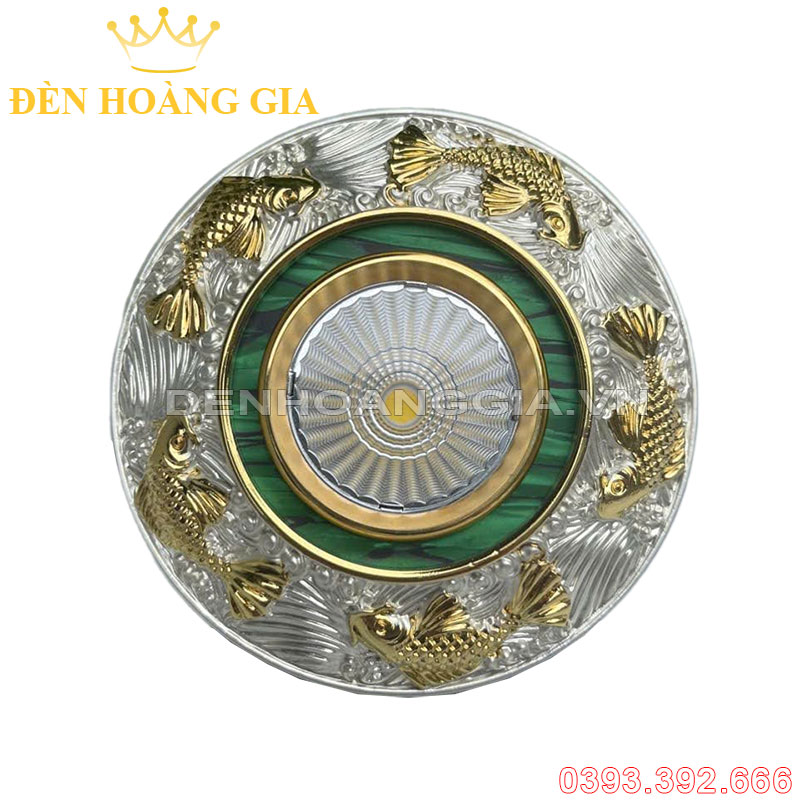 Đèn led âm trần đồng cổ điển 12w Rolux-ATCDD34