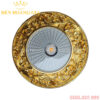 Đèn led âm trần đồng cổ điển mạ vàng 24K Rolux-ATCDDV09