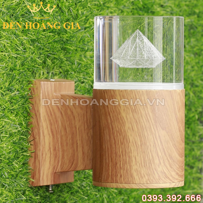 Đèn led gắn tường pha lê trụ tròn 1 đầu Rolux-DTPLT1D03