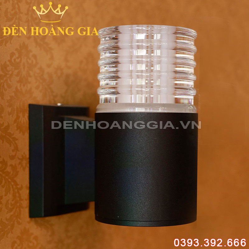 Đèn led gắn tường pha lê trụ tròn 1 đầu Rolux-DTPLT1D08