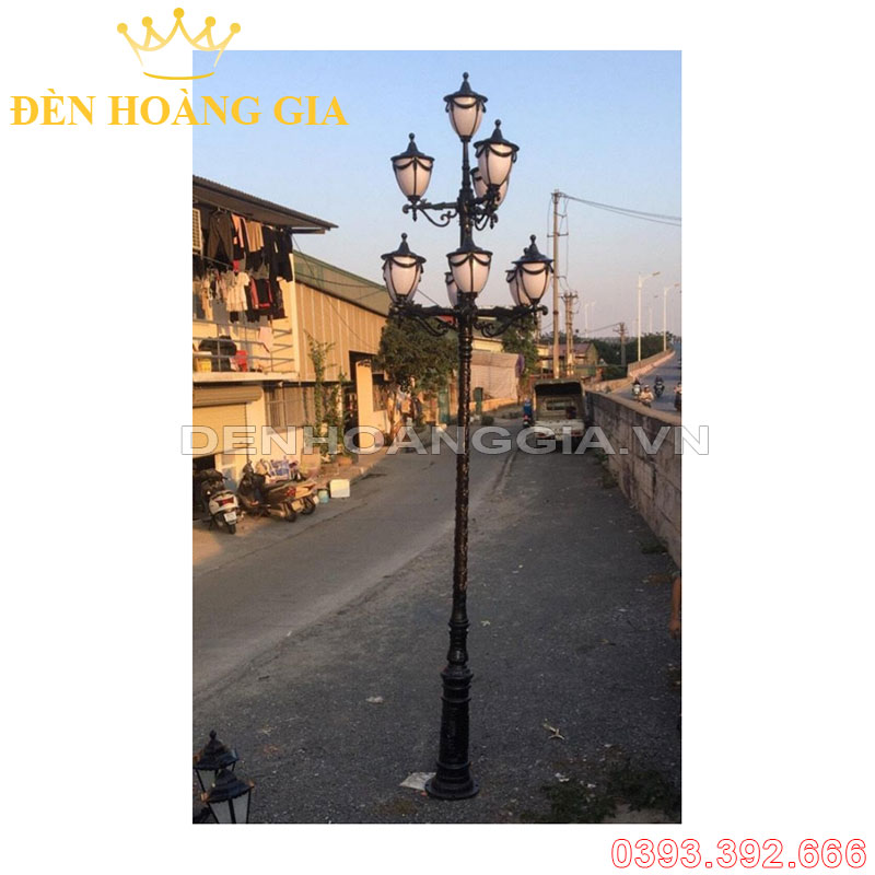 Đèn led trụ sân vườn cao 10 bóng Rolux-TSVCD10B01