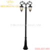 Đèn led trụ sân vườn cao 2 bóng Rolux-TSVCD2B23