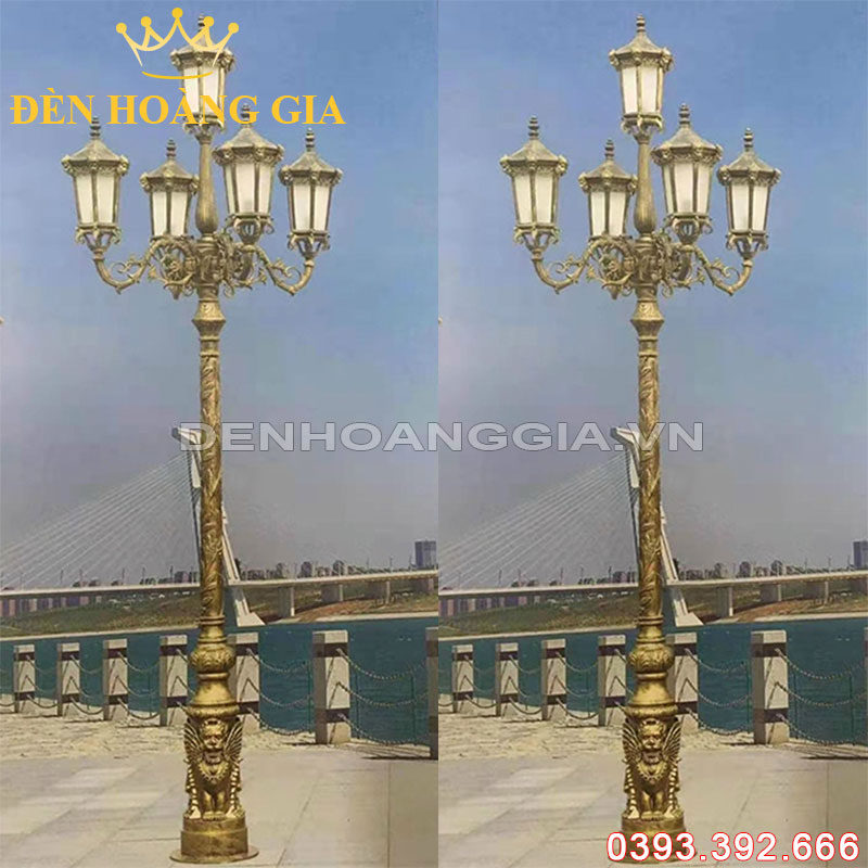 Đèn led trụ sân vườn cao cổ điển VIPPRO Rolux-TSVCDVIP01