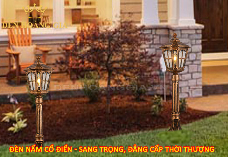 Đèn nấm cổ điển thể hiện phong cách sang trọng, đẳng cấp thượng lưu
