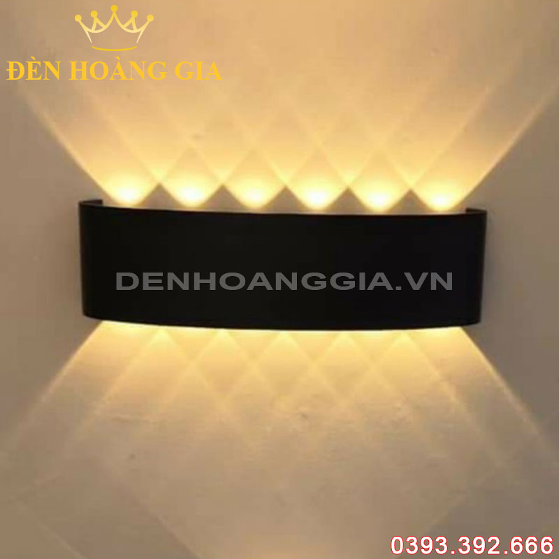 Đèn tường led hiện đại ngoài trời 12 tia Rolux-DTHD20