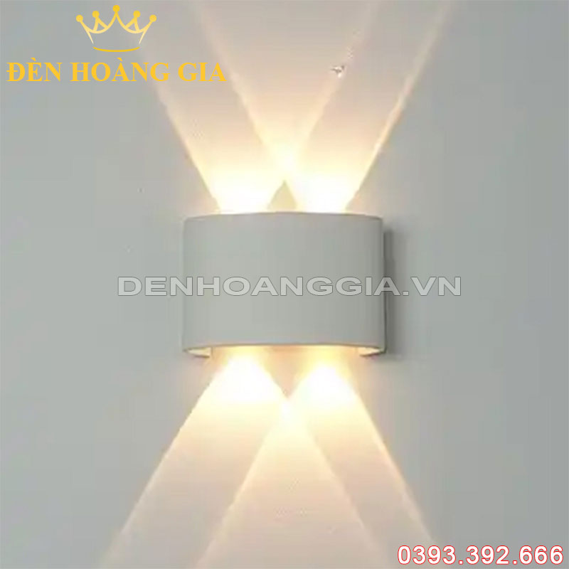 Đèn tường led hiện đại ngoài trời 4 tia Rolux-DTHD13