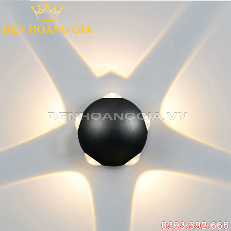 Đèn tường led hiện đại ngoài trời 5 hướng Rolux-DTHD32