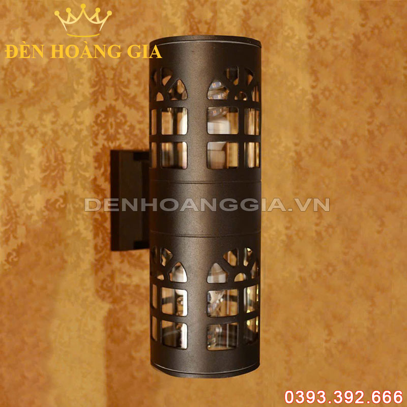 Đèn tường led kính mica mờ 2 đầu Rolux-DTKMC2D06