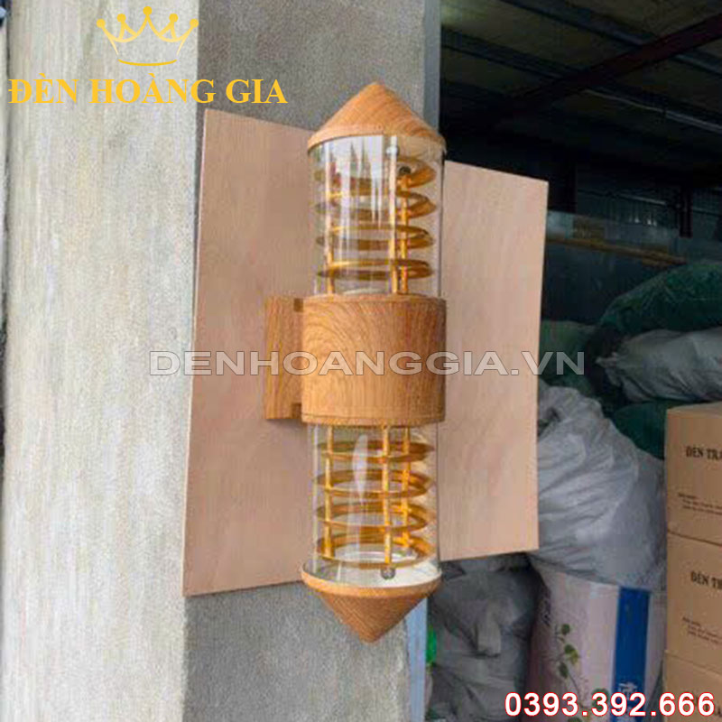 Đèn tường led kính trong 2 đầu Rolux-DTKT2D11