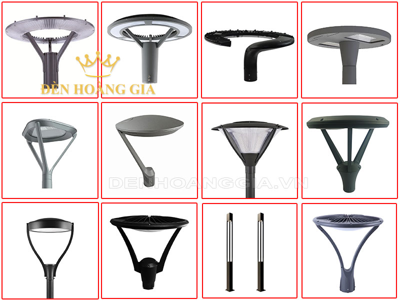 Mẫu bóng đèn của cột đèn sân vườn hiện đại