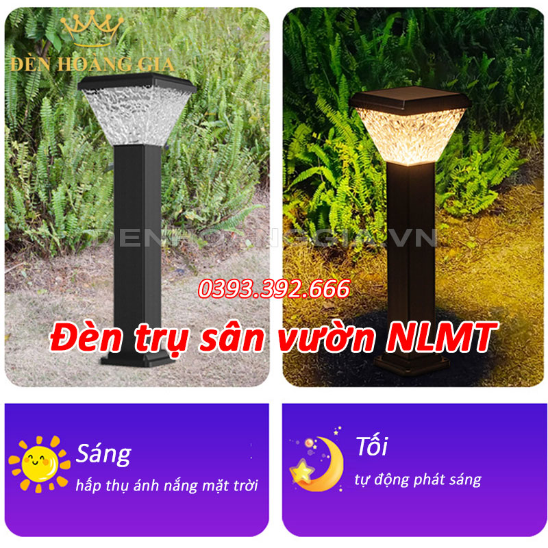 Nguyên lý hoạt động đèn trụ sân vườn năng lượng mặt trời