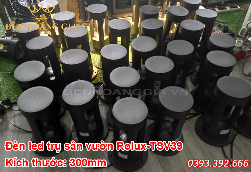 Đèn nấm trụ sân vườn Rolux-TSV39 - kích thước 300mm