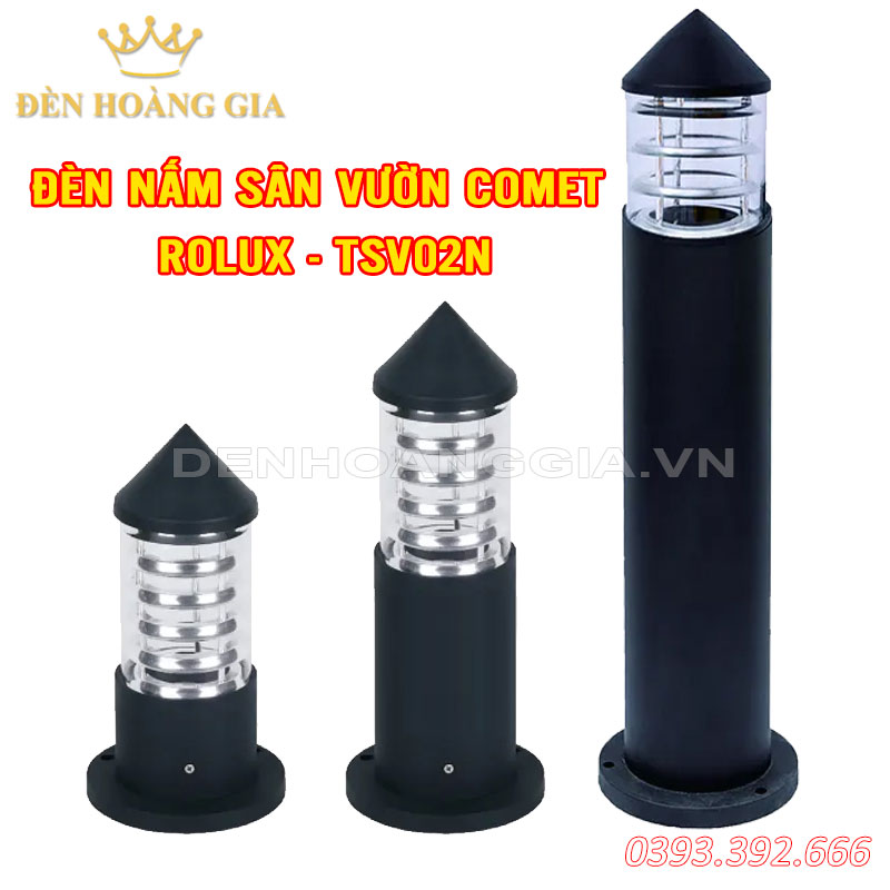 Đèn nấm sân vườn Comet chóp nhọn